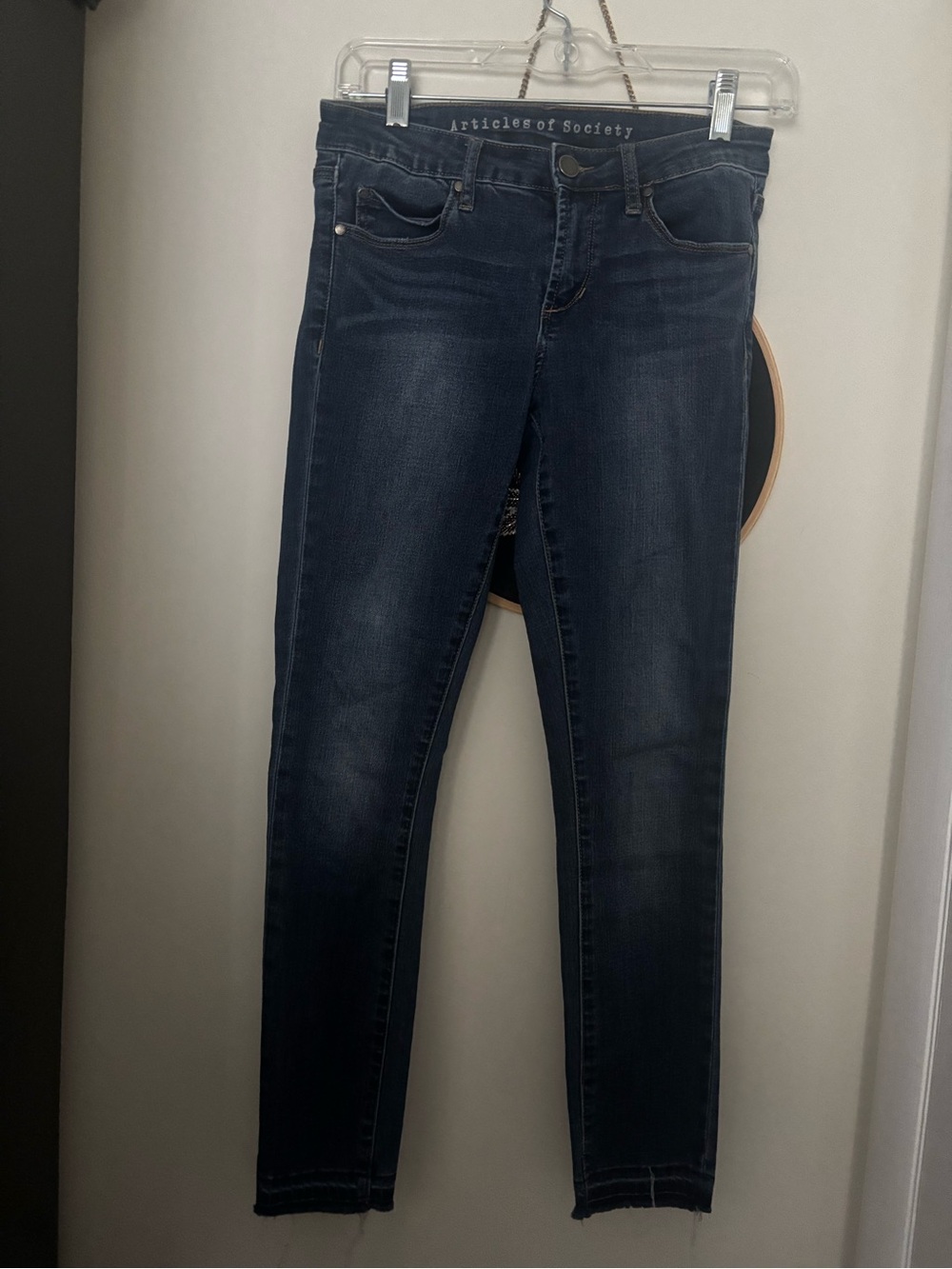 Articles of Society Navy Skinny Jeans - Sleek Stretch Denim